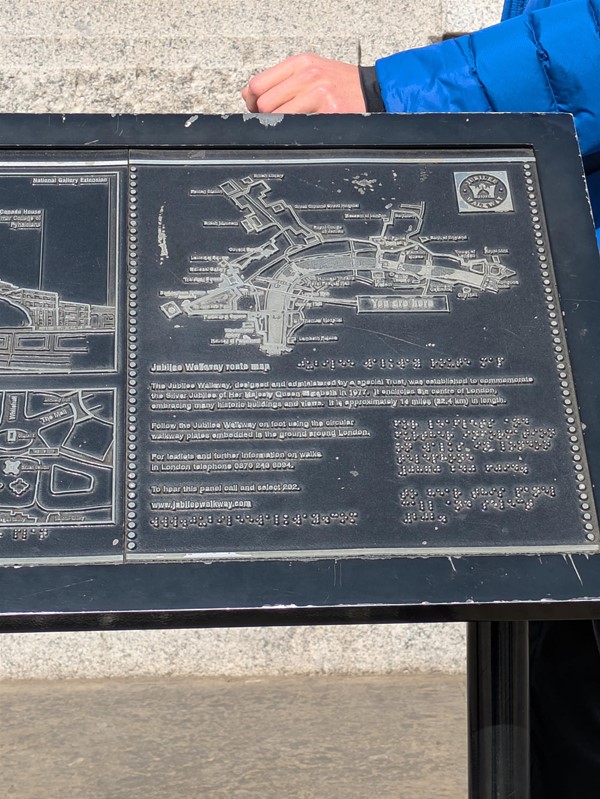 Image of braille information board