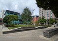 image of park entrance coming from Swinegate