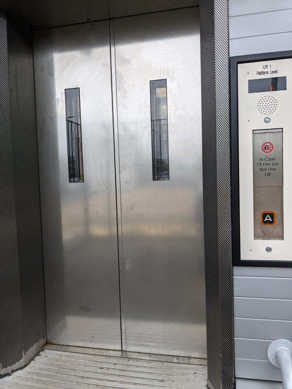 Image doors for lift.