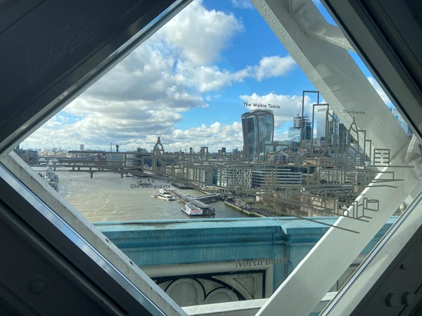 Image of the Walkie Talkie from Tower Bridge