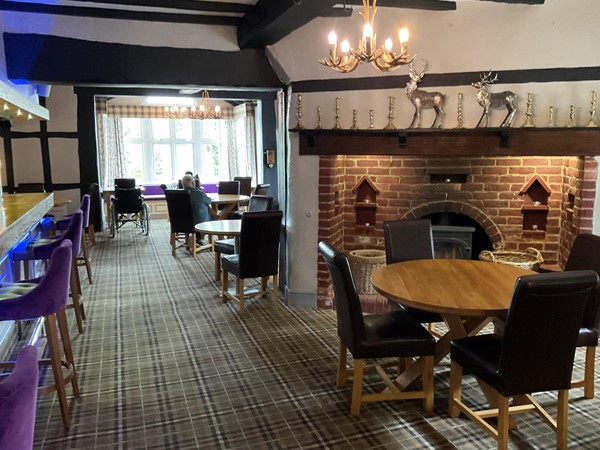 Picture of hotel bar and dining area