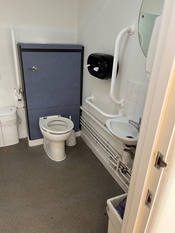 Image of an accessible toilet