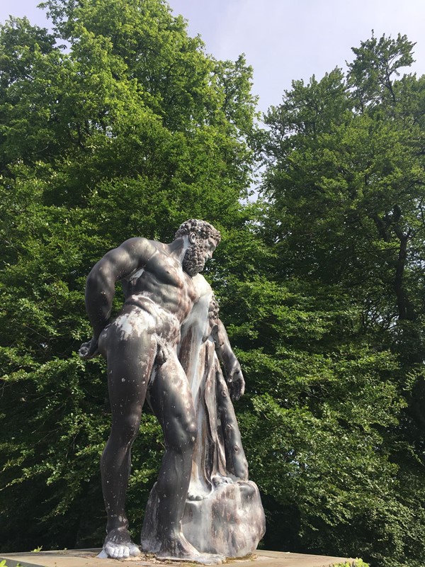 Hercules statue.