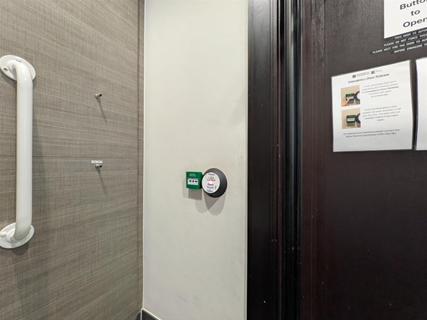 Image of door to accessible toilet