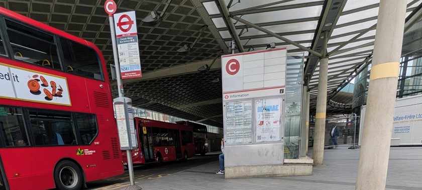 Canada Water Bus Station