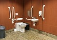 Inside accessible loo