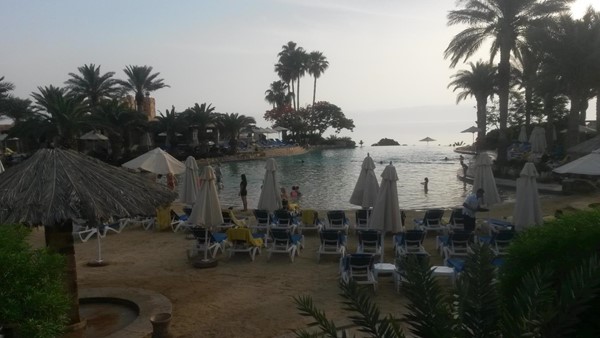 One of the pools at The Dead Sea Resort Hotel