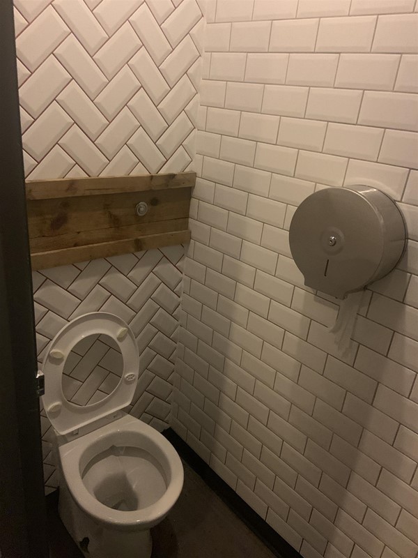 Image of a toilet cubicle