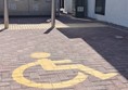 Side view of building that the CP Toilet is located.
