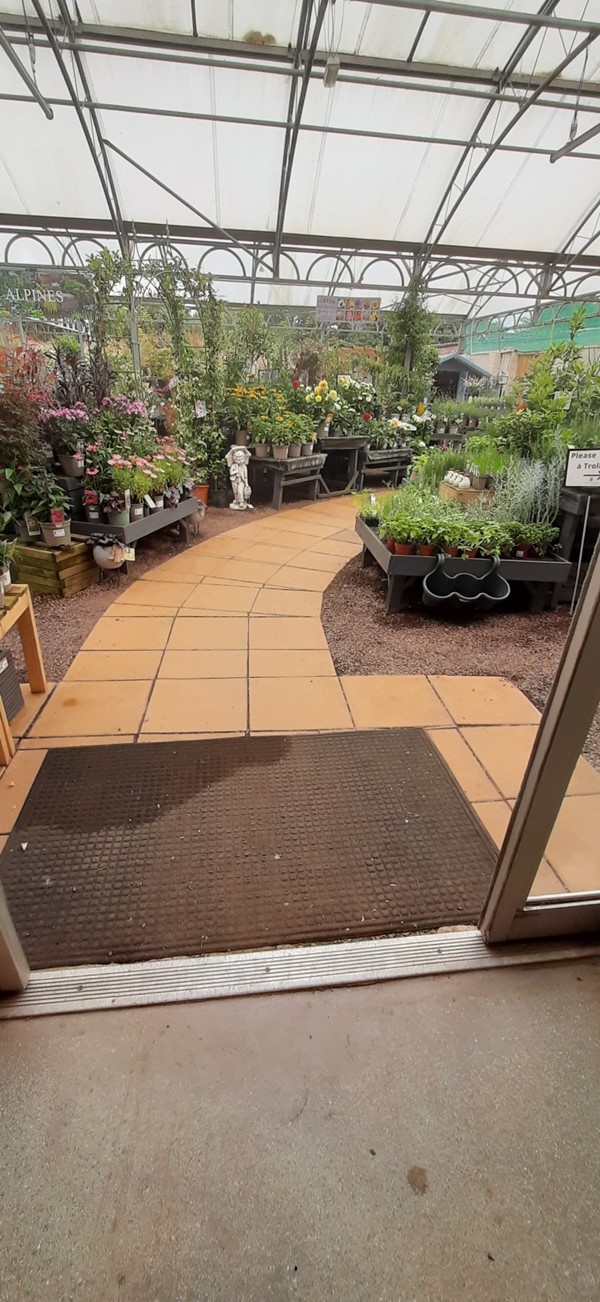 Layout of the garden centre
