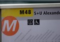 Bus stops have route information, timetables & a wheelchair symbol if the buses on the route are wheelchair-accessible