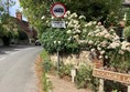 Picture of a lane and a traffic sign