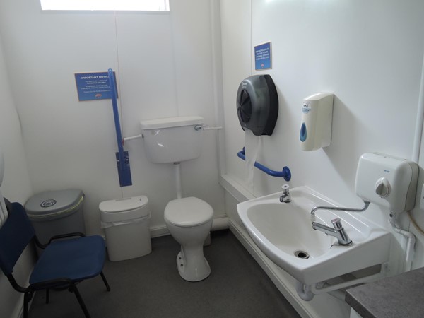 Accessible toilet at Colyton Tram Station