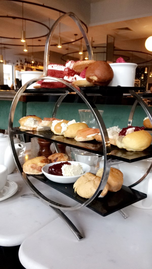 Delicious afternoon tea.