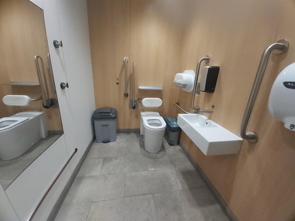 Image of an accessible toilet