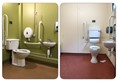 Butterfly and central toilet space