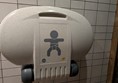 Image of baby change table in the accessible toilet