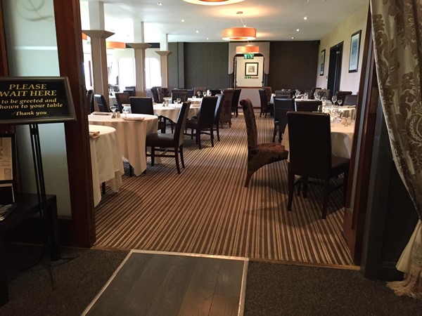 The main dining room 