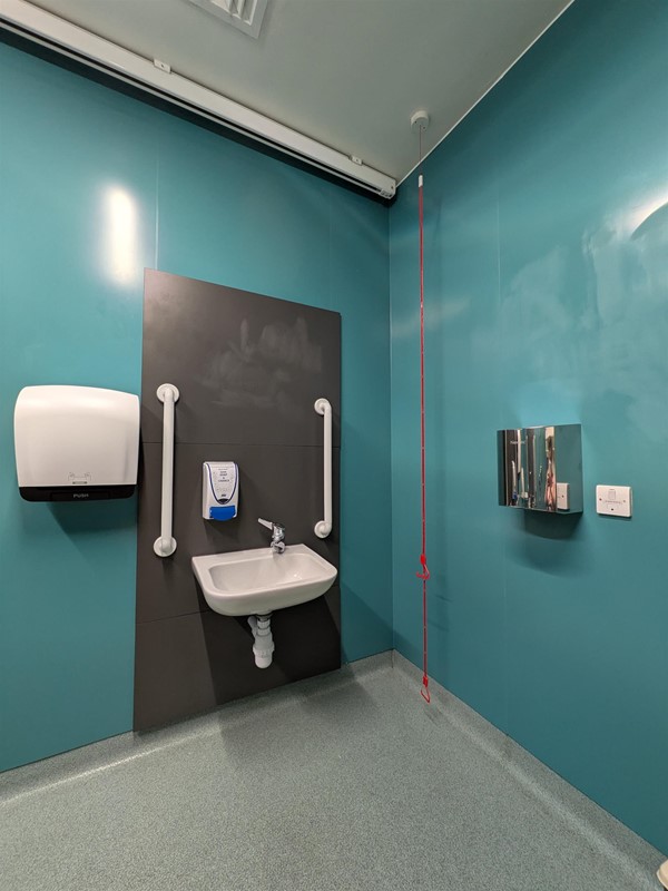 image of sing in the Changing Places bathroom