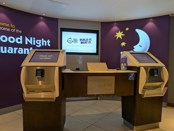 Image of check-in desk