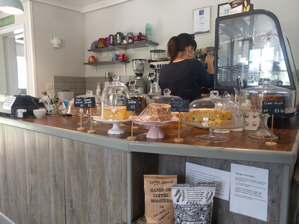 The Elm Tree always has a delicious selection of cakes available.