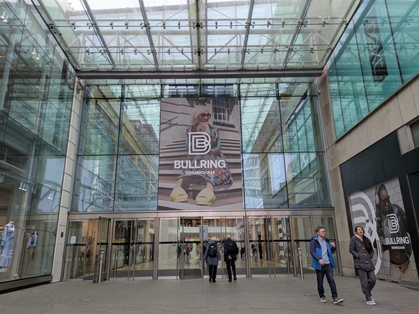 Image of entrance to the Bullring