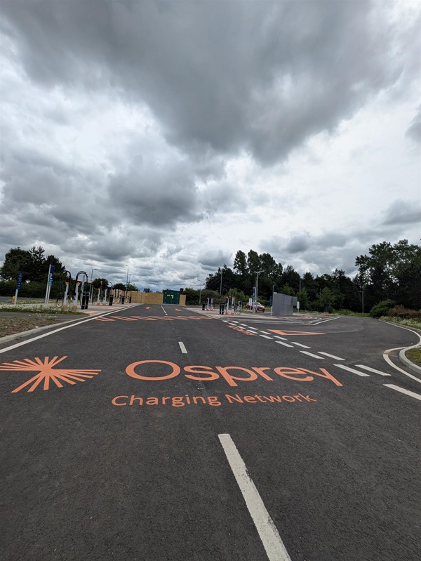 Image of the road to the facility