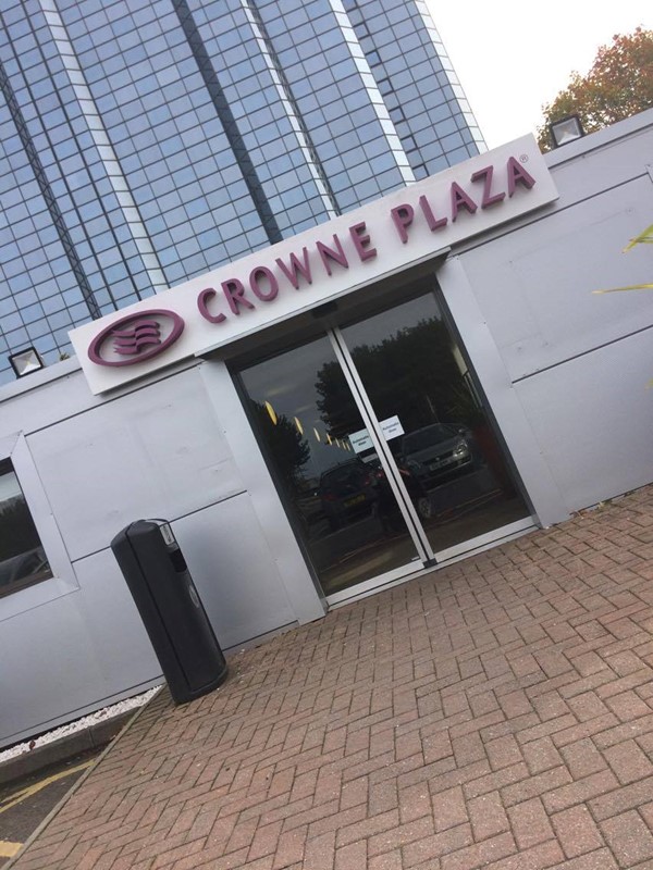 Accessible entrance to the Crowne Plaza, Glasgow