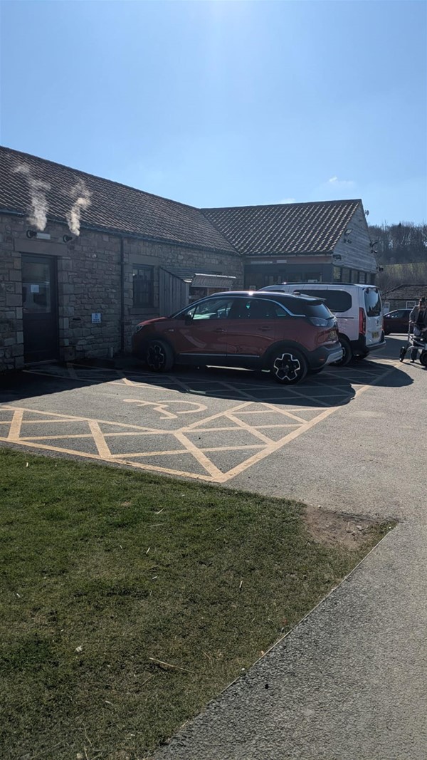 The accessible parking