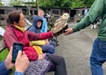 Image of a person with an owl