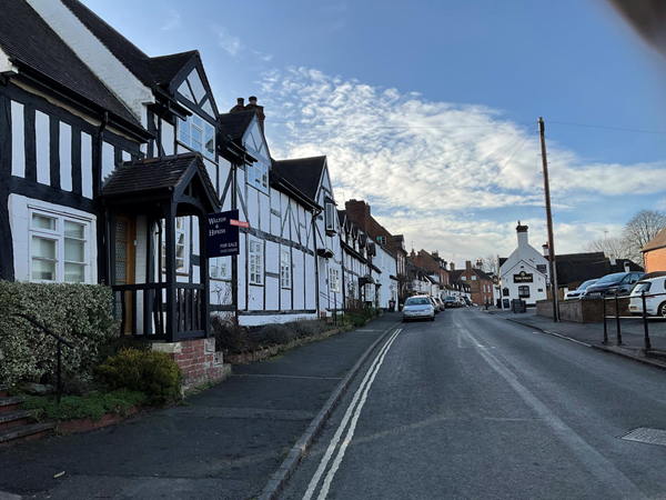 Picture of the main road running through the village