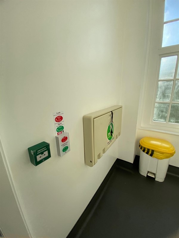 disabled toilet and baby changing