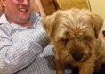 Picture of a man and a dog