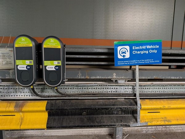 image of electric vehicle charging points