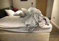Unmade bed