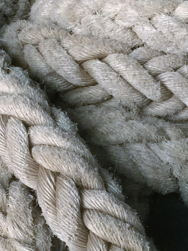 coils of rope in the maritime museum