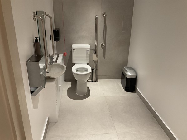 Image of an accessible toilet