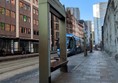 image of seating area at tram stop