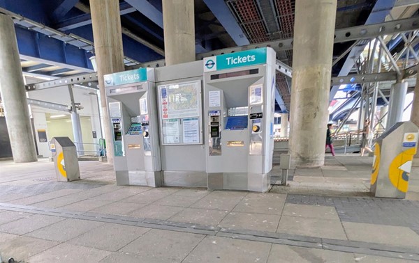 Image of the ticket machines
