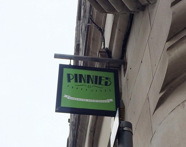 Photo of the shop sign.