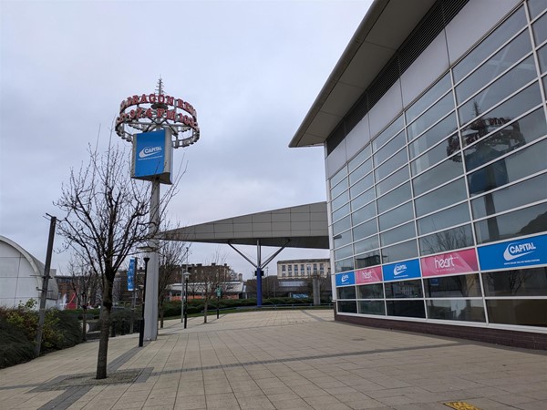 Image of  exterior of the Red Dragon Centre