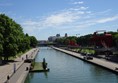 Crossing the Canal de l'Ourq