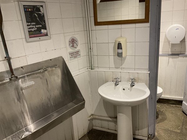 Image of a gents toilet interior