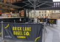 image of seating areai at Brick Lanel Bagel