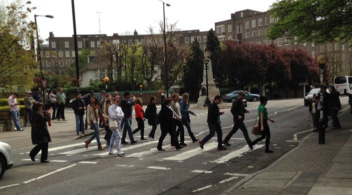 Abbey Road Zebra Crossing