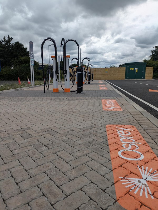 Image of charging bays