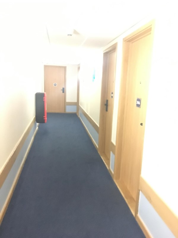Photo of typical hallway.