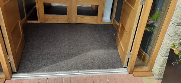 Picture of Jolly's Hotel flat entrance