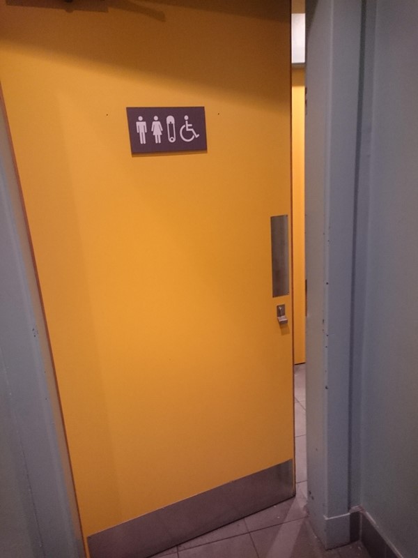 Picture of the Hub - Accessible Toilet Door
