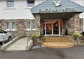 Main entrance to the hotel